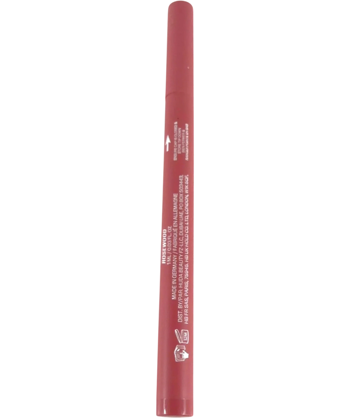 Huda Beauty Rosewood Shade, size 1ml — back