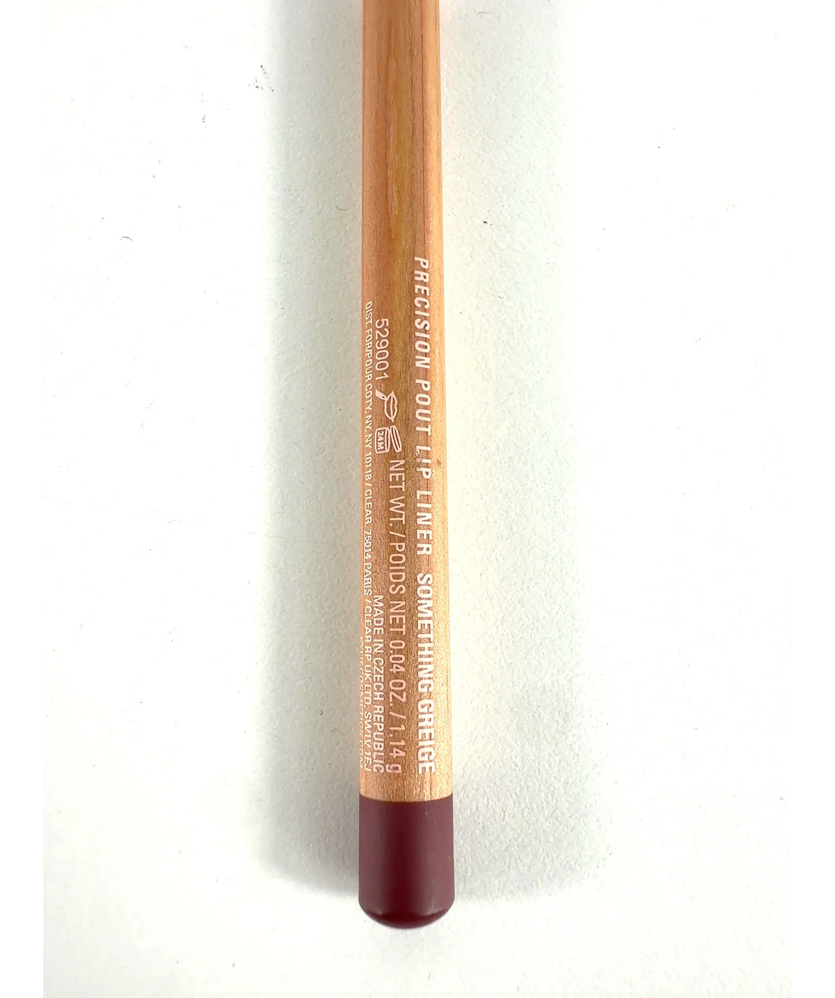 Kylie Cosmetics SOMETHING GREIGE Precision Pout Lip Liner, size 1.14g — care label