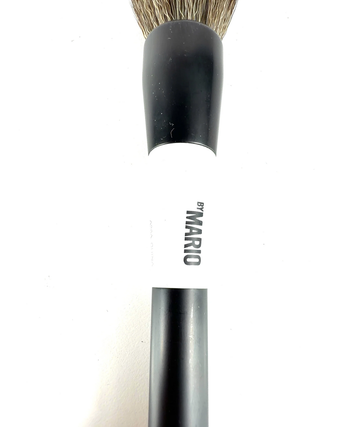 Makeup by mario A26A F2 Dual-Ended Powder/Bronzer Brush, size 1 — care label