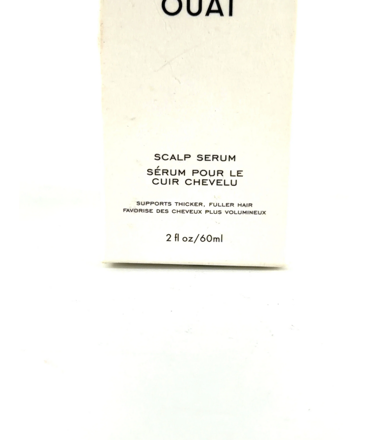 OUAI Scalp Serum, size 60ml — care label