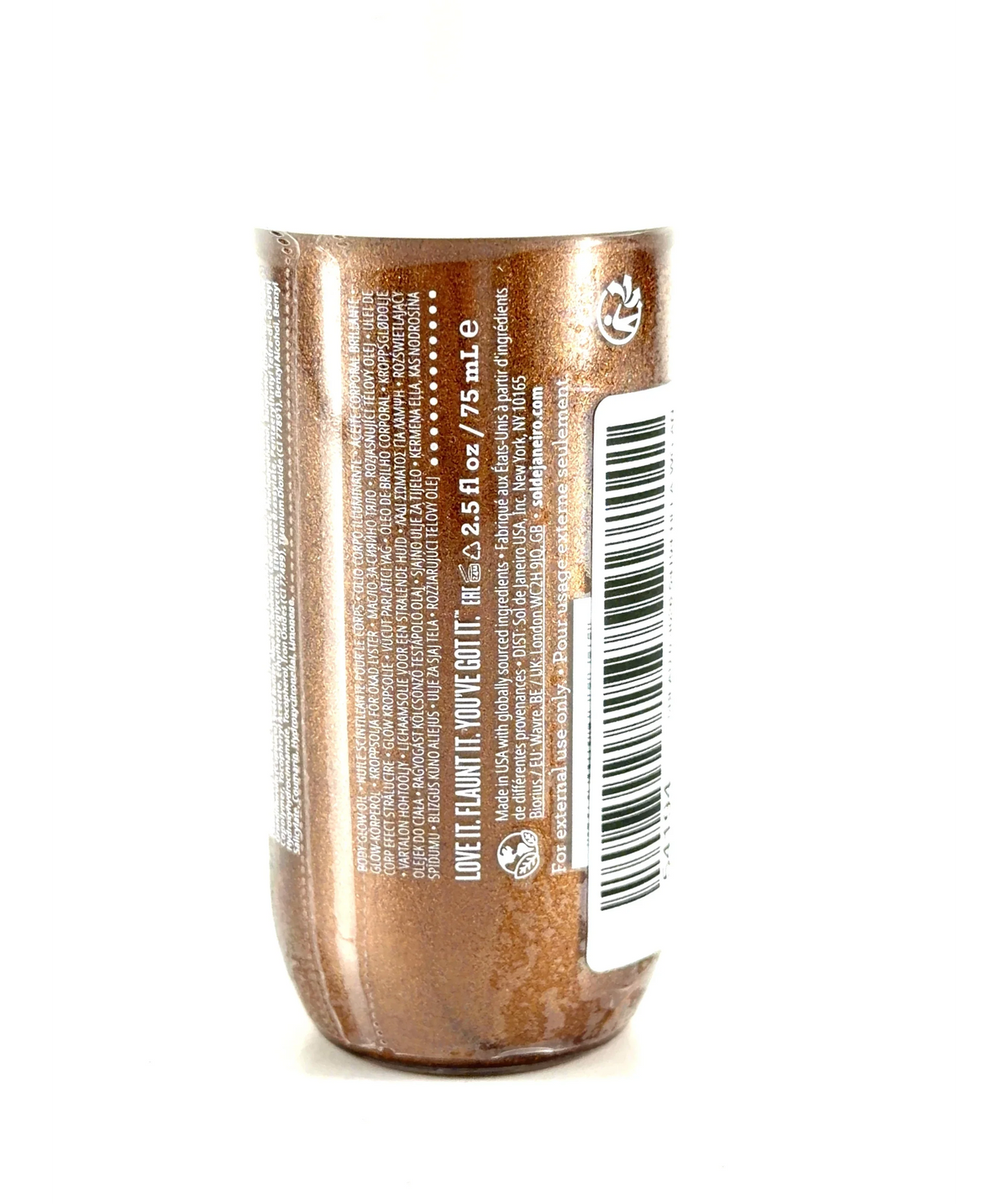 Sol de Janeiro Copacabana Bronze GLOWMOTIONS GLOW OIL, size 75ml — care label