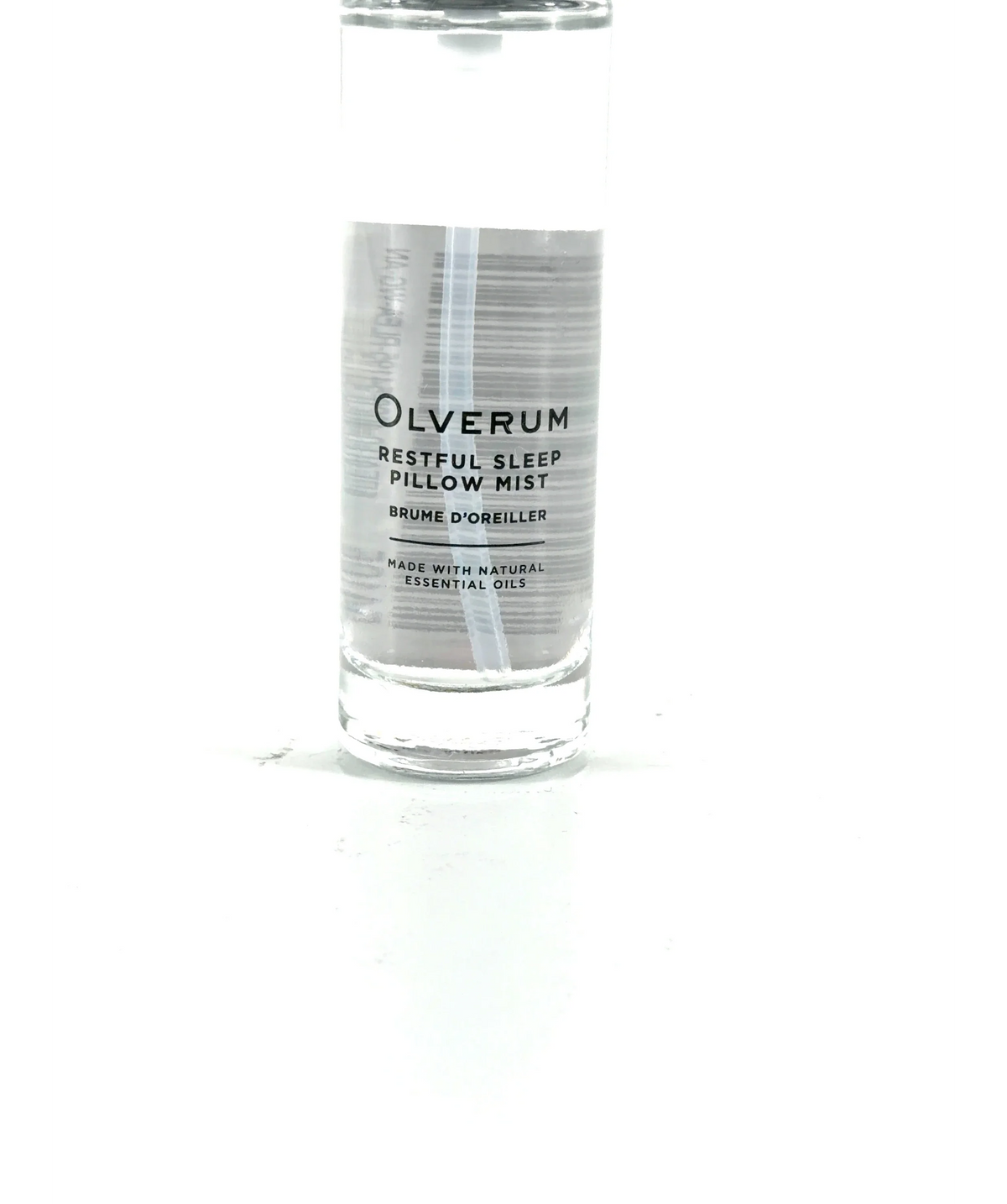 olverum Restful Sleep Pillow Mist, size 30ml — label