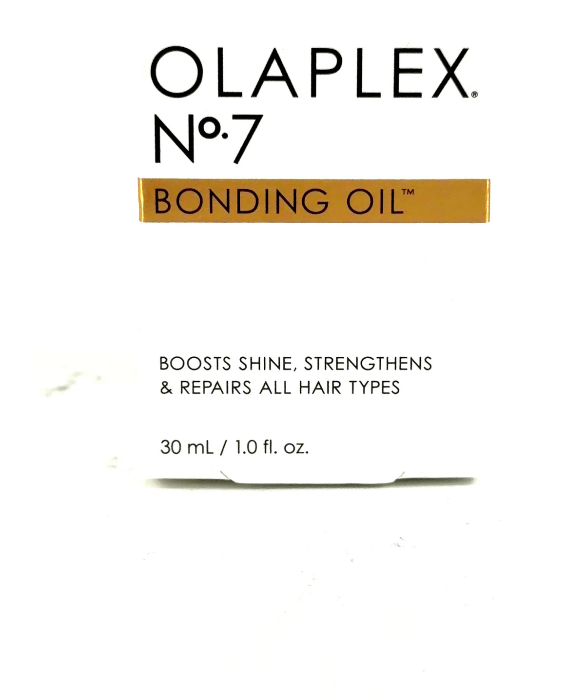 Olaplex No.7 Bonding Oil, size 30ml — care label
