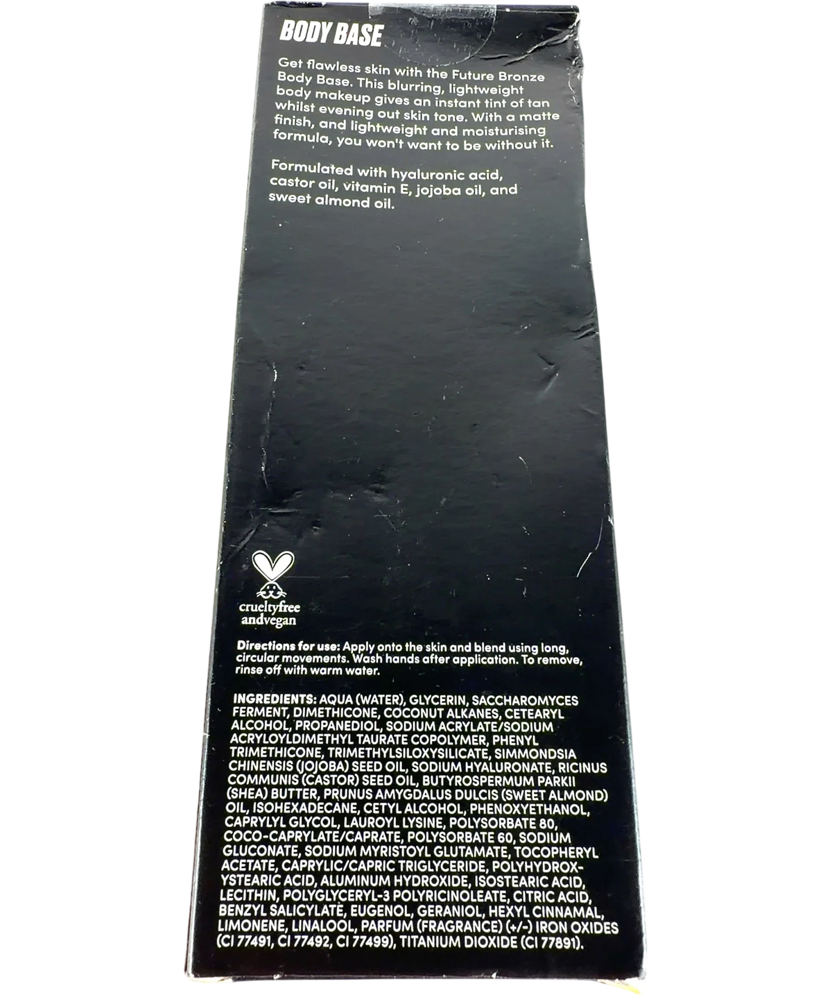 BY BEAUTY BAY FUTURE BRONZE BODY BASE, size 100ml — back