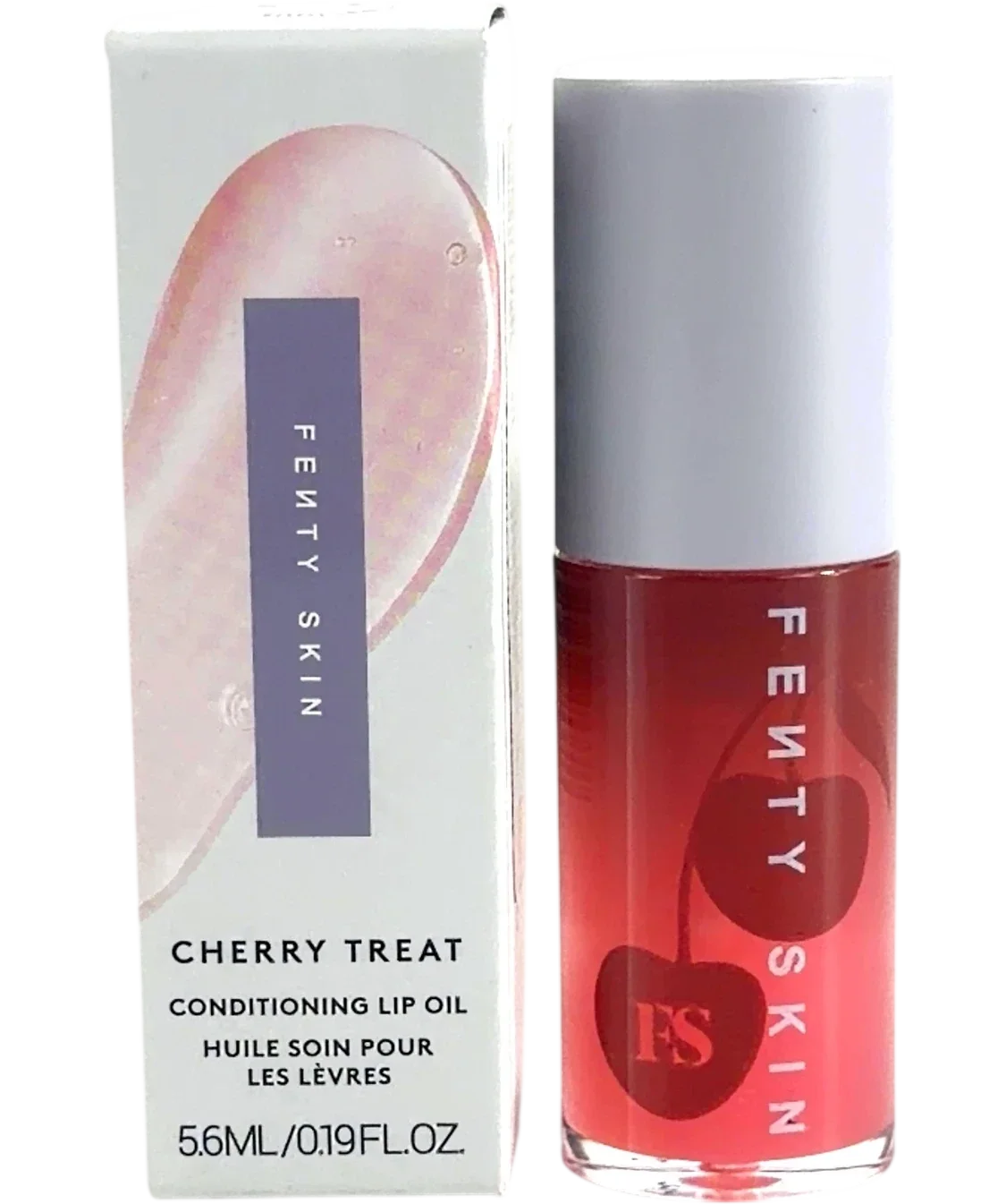 Fenty CHERRY TREAT Cherry Treat Conditioning Lip Oil, size 5.6ml — front