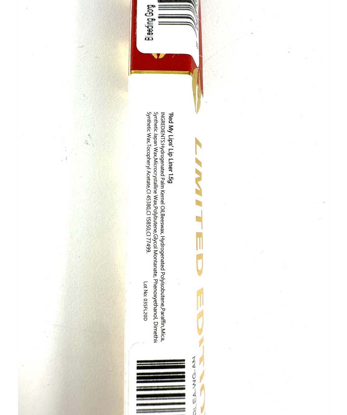Doll Beauty Bleeding Gorg Red My Lips', size 1.5g — care label