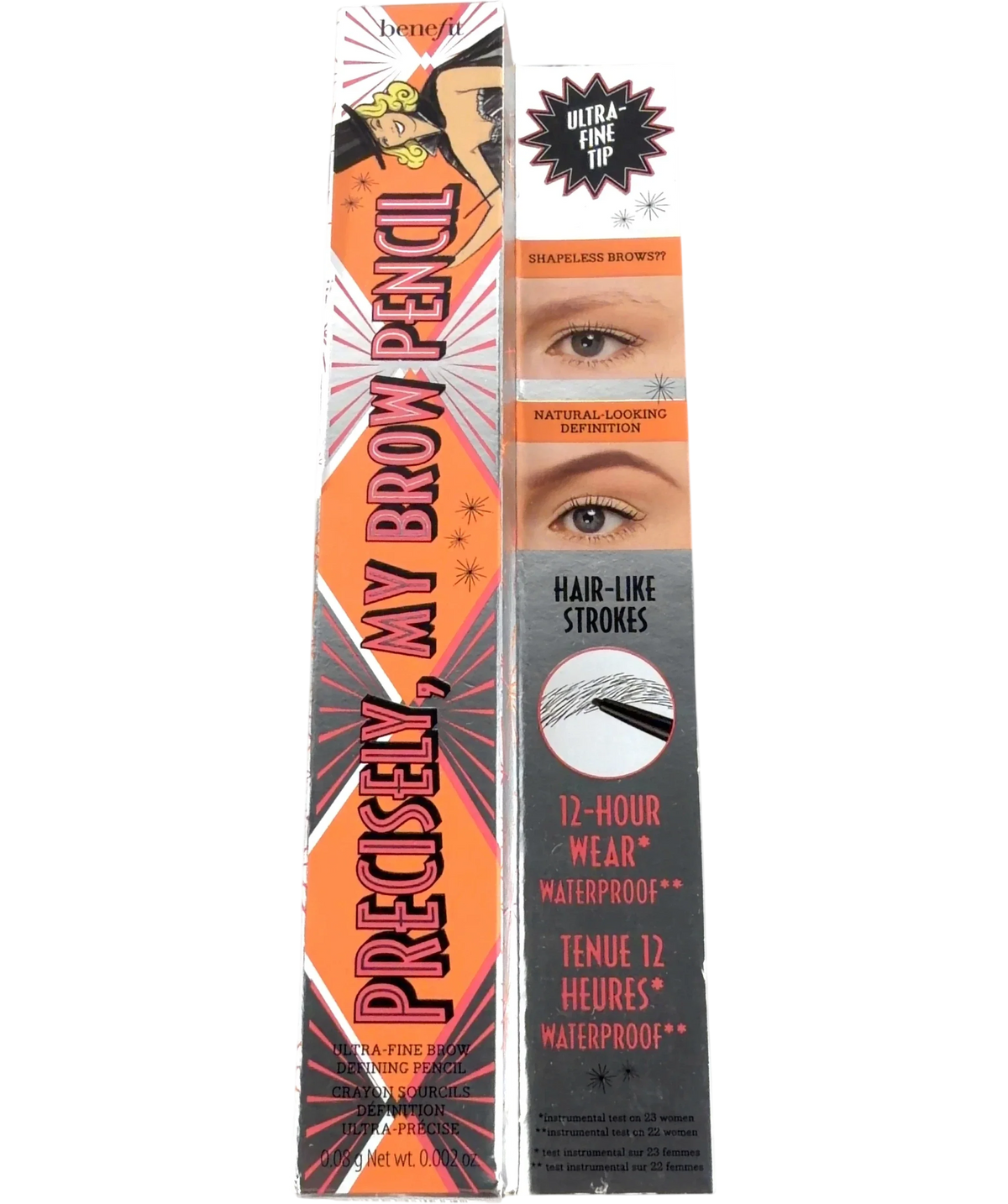 Benefit 4 Warm Deep Brown Precisely, My Brow Pencil, size 0.08g — front