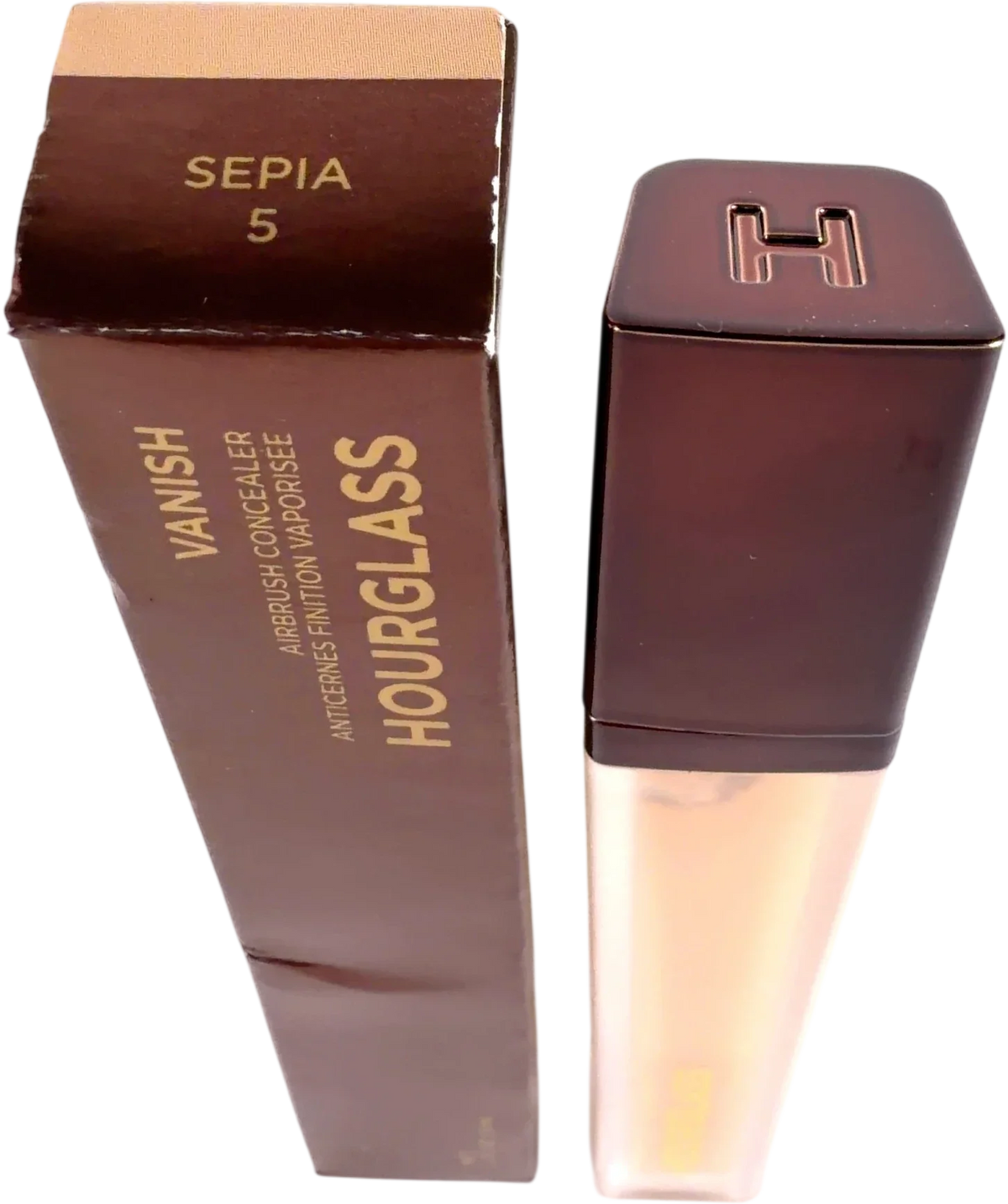Hourglass 5 Sepia VANISH AIRBRUSH CONCEALER ANTICERNES FINITION VAPORISEE, size 6ml — back
