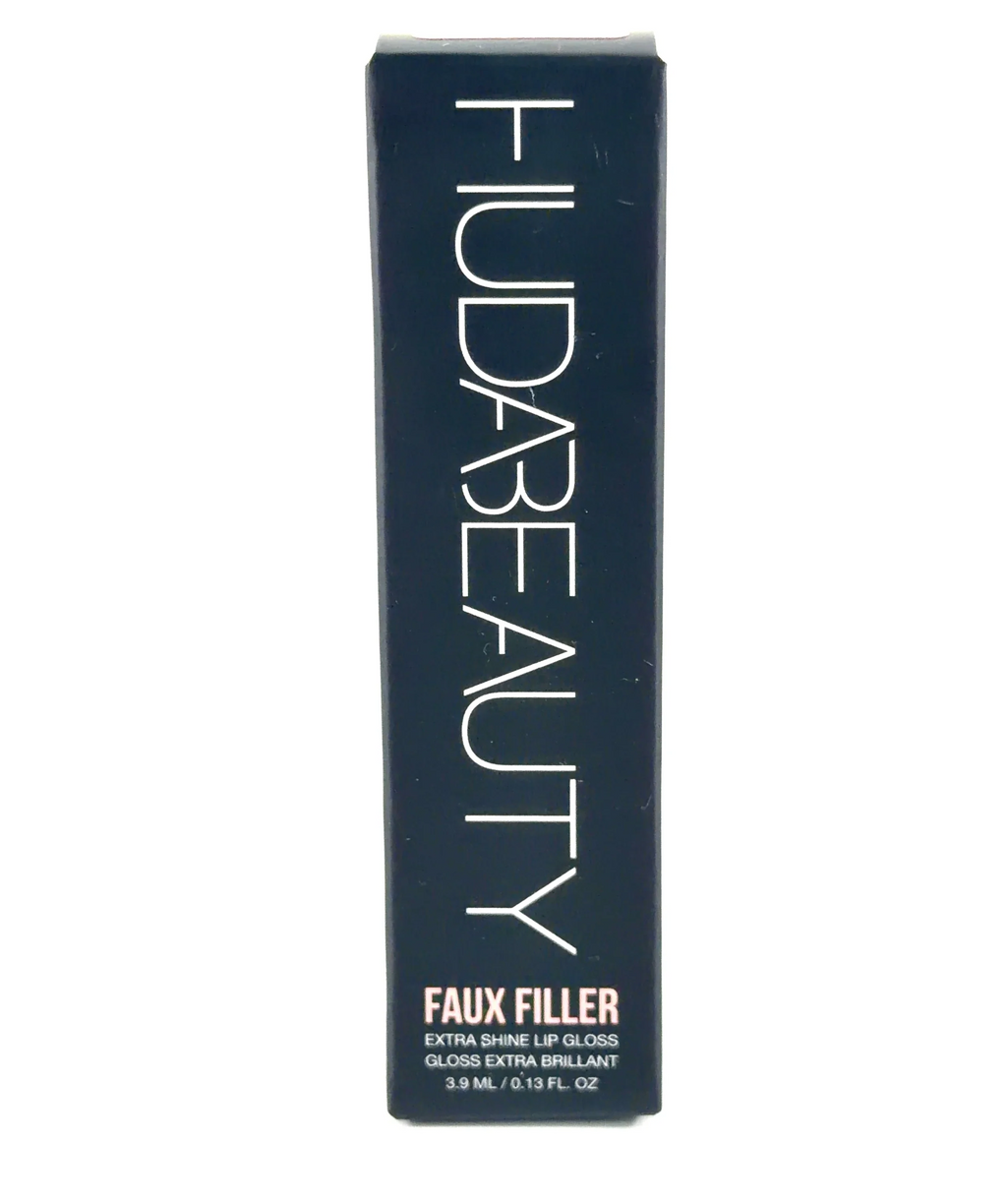 Huda Beauty SUGAR BABY Faux Filler Extra Shine Lip Gloss, size 3.9ml — label