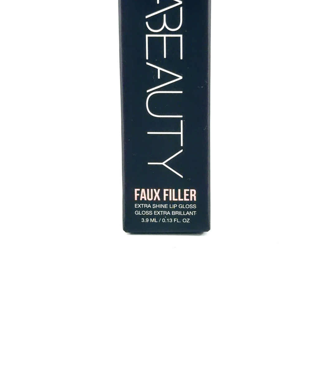 Huda Beauty SUGAR BABY Faux Filler Extra Shine Lip Gloss, size 3.9ml — care label