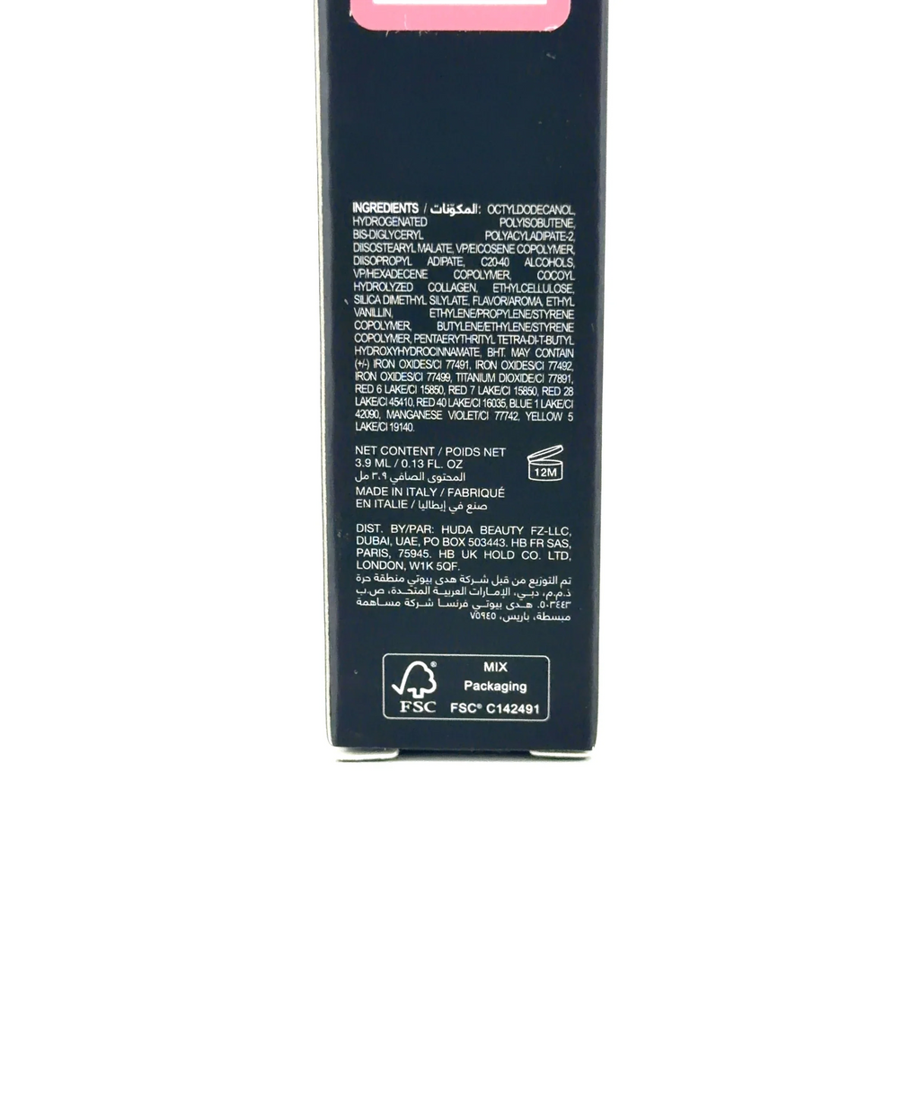 Huda Beauty SUGAR BABY Faux Filler Extra Shine Lip Gloss, size 3.9ml — fabric detail