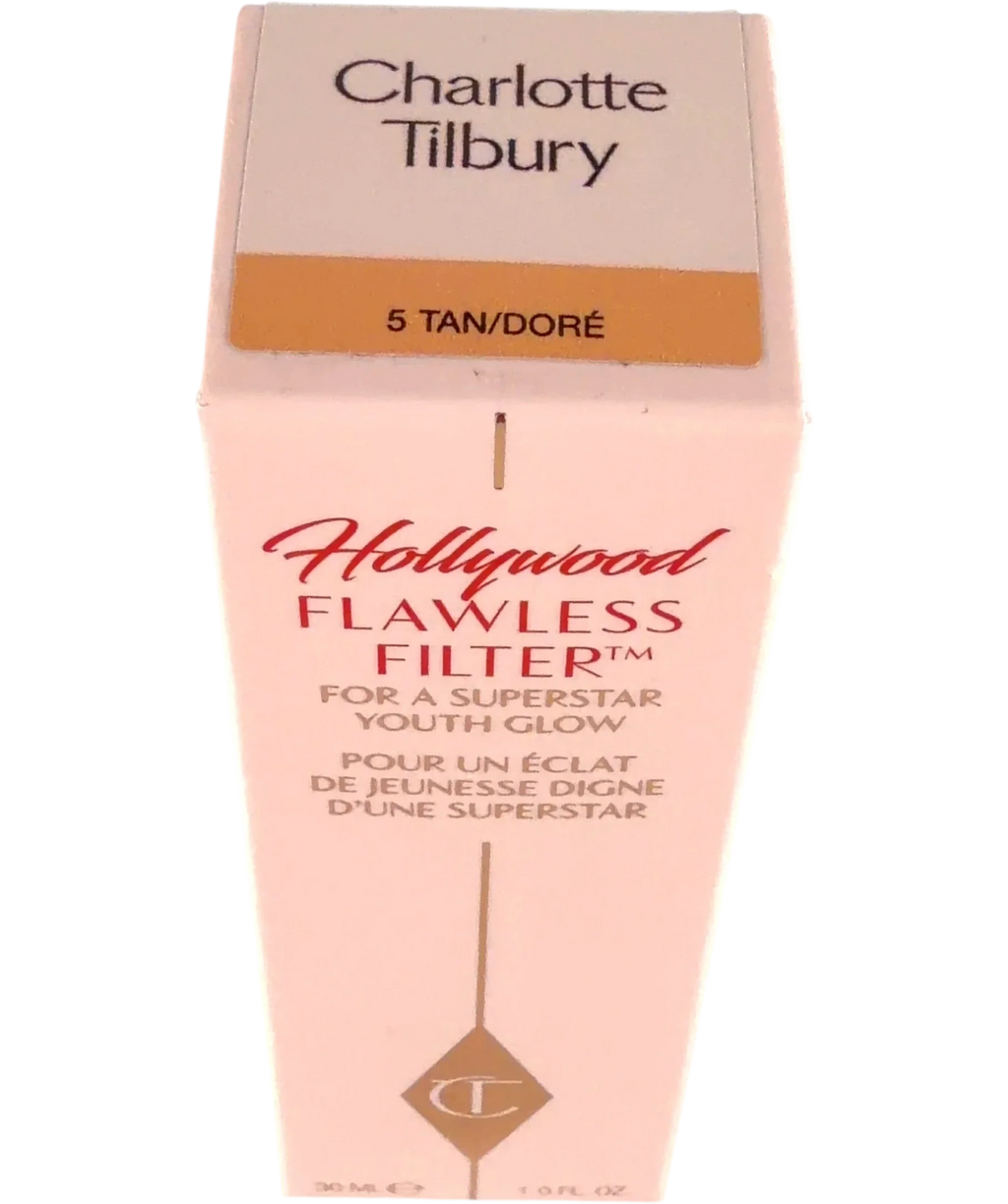 Charlotte Tilbury 5 TAN/DORÉ Hollywood Flawless Filter, size 30ml — back
