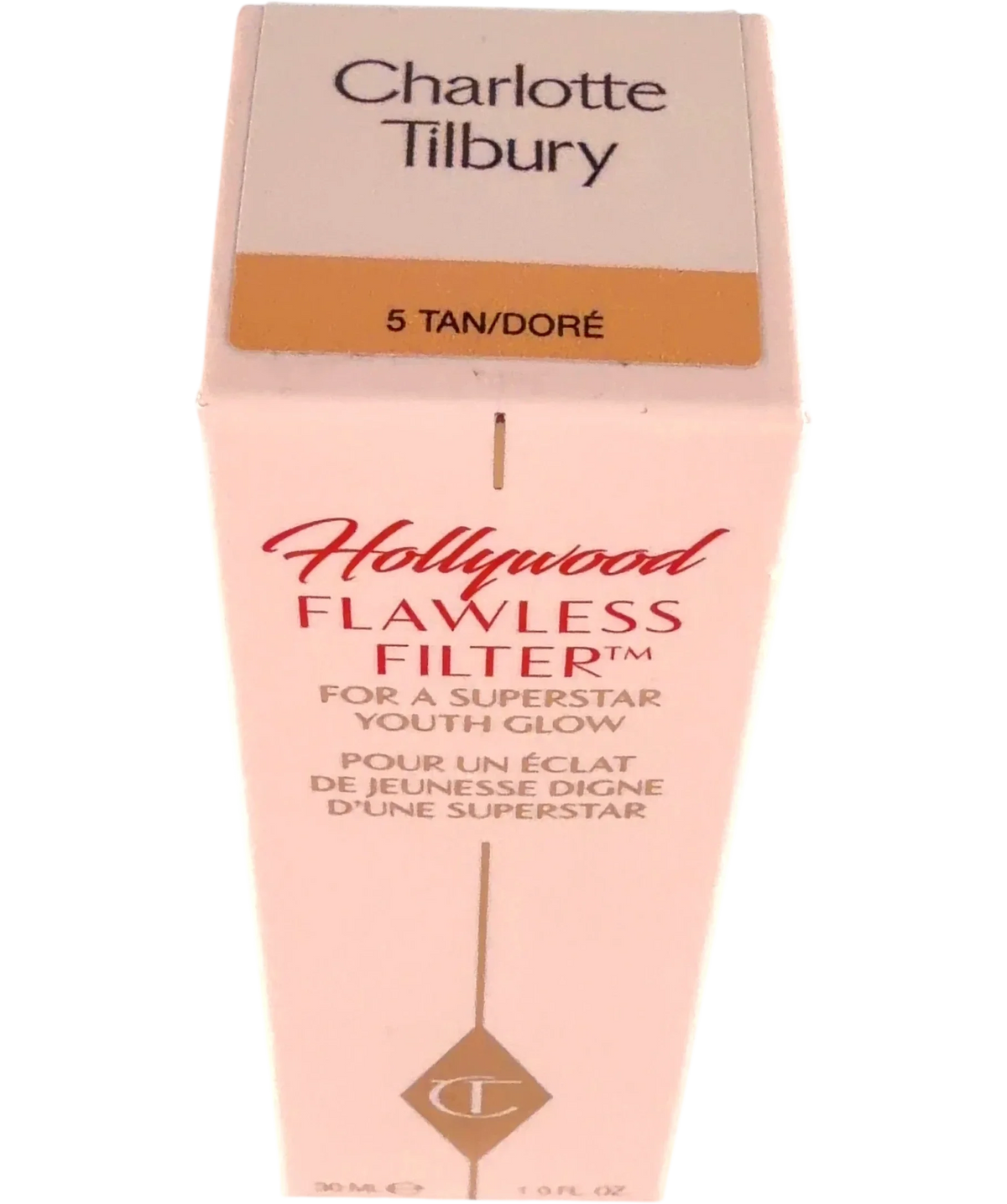 Charlotte Tilbury 5 TAN/DORÉ Hollywood Flawless Filter, size 30ml — back