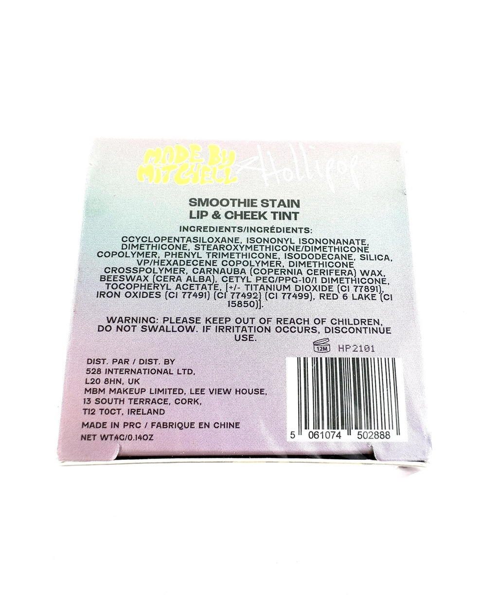 Made By Mitchell Picante Smoothie Stain Lip & Cheek Tint, size 4g — care label