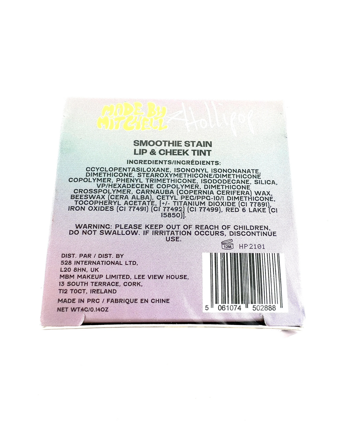 Made By Mitchell Picante Smoothie Stain Lip & Cheek Tint, size 4g — care label