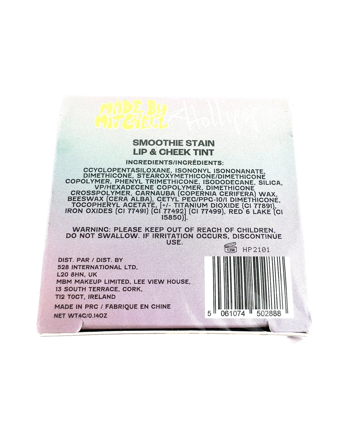 Made By Mitchell Picante Smoothie Stain Lip & Cheek Tint, size 4g — fabric detail