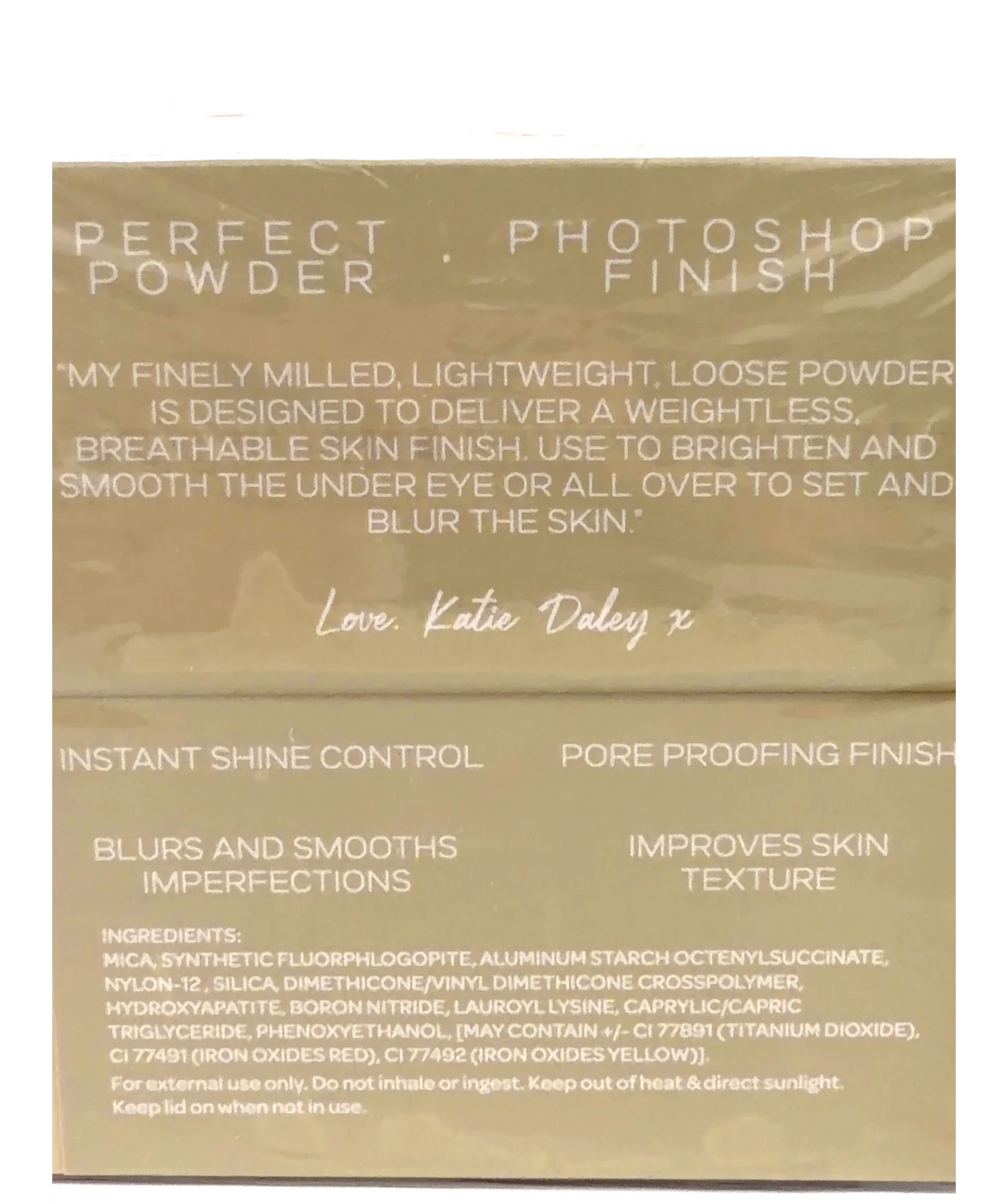 bperfect Universal Perfect Powder, size 1 — care label