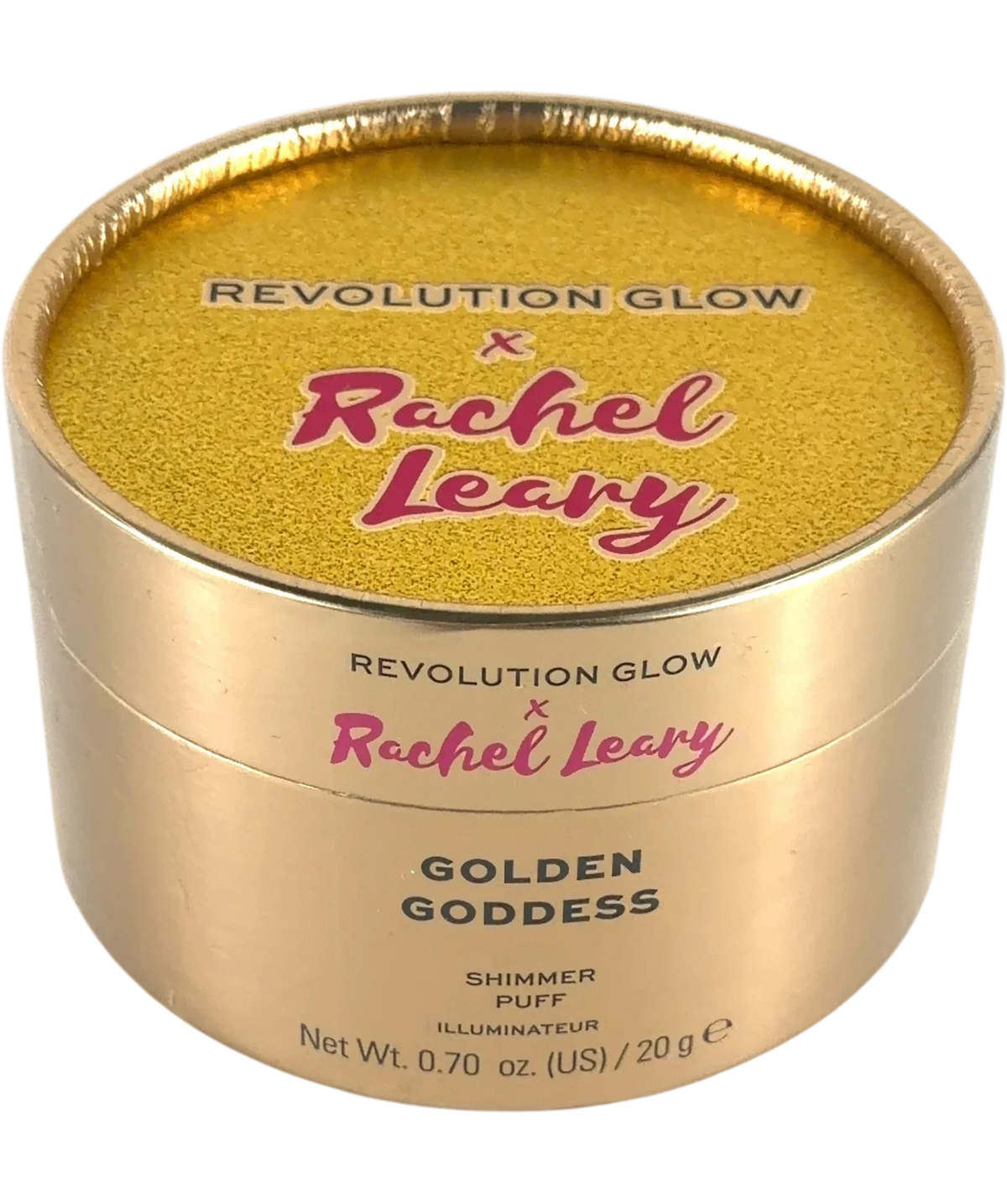 Revolution Golden Goddess Golden Goddess Shimmer Puff, size 20g — back