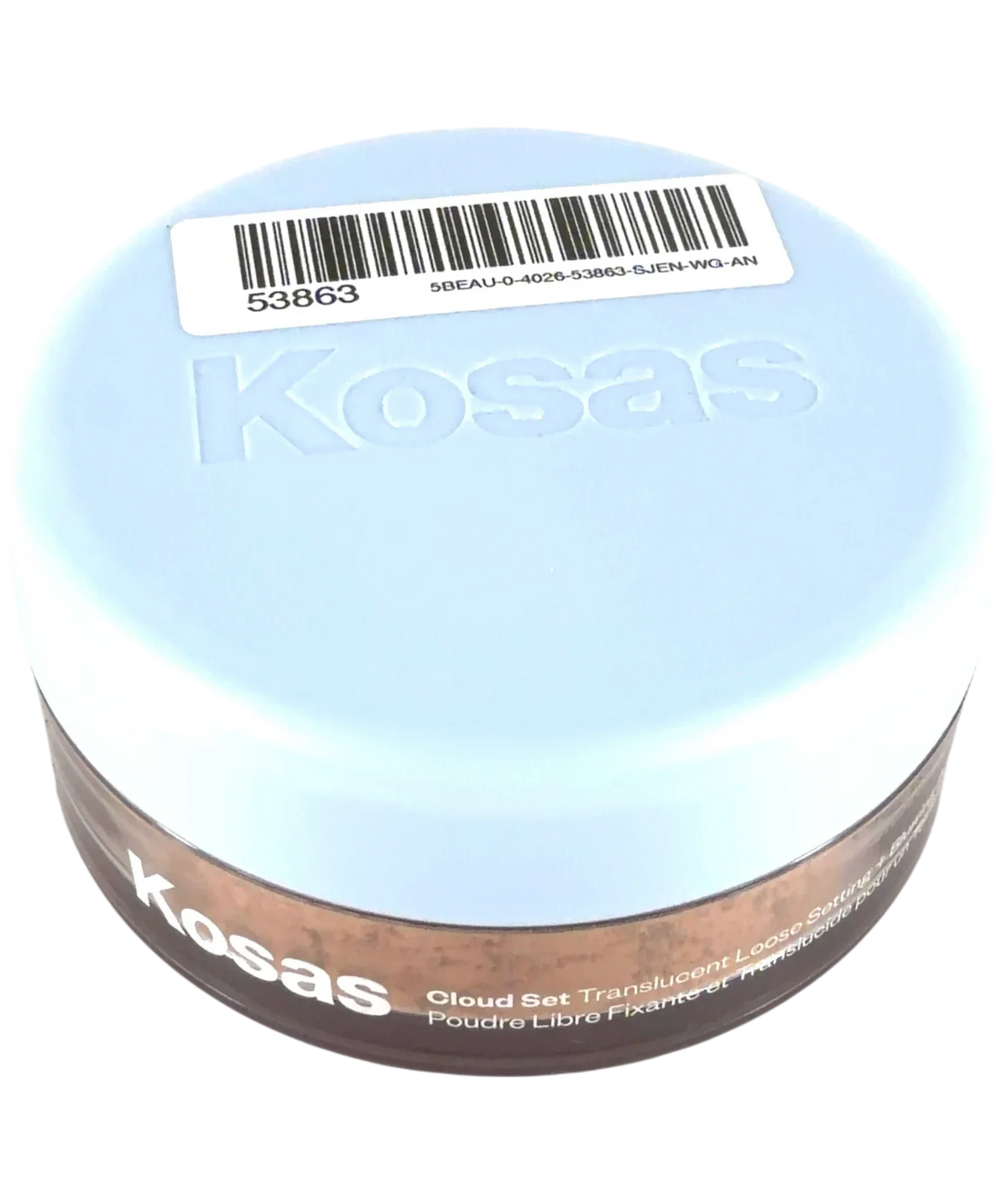 Kosas Ultra Sheer Light Medium Cloud Set Translucent Loose Setting + Blurring Powder, size 20g — back