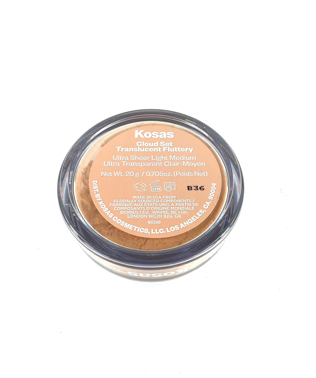 Kosas Ultra Sheer Light Medium Cloud Set Translucent Loose Setting + Blurring Powder, size 20g — detail