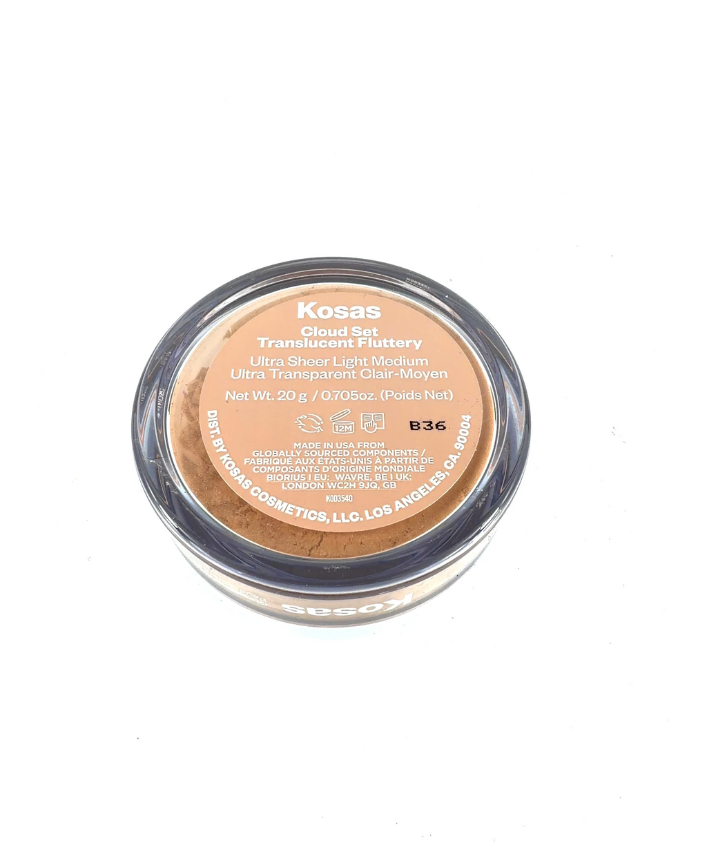 Kosas Ultra Sheer Light Medium Cloud Set Translucent Loose Setting + Blurring Powder, size 20g — fabric detail
