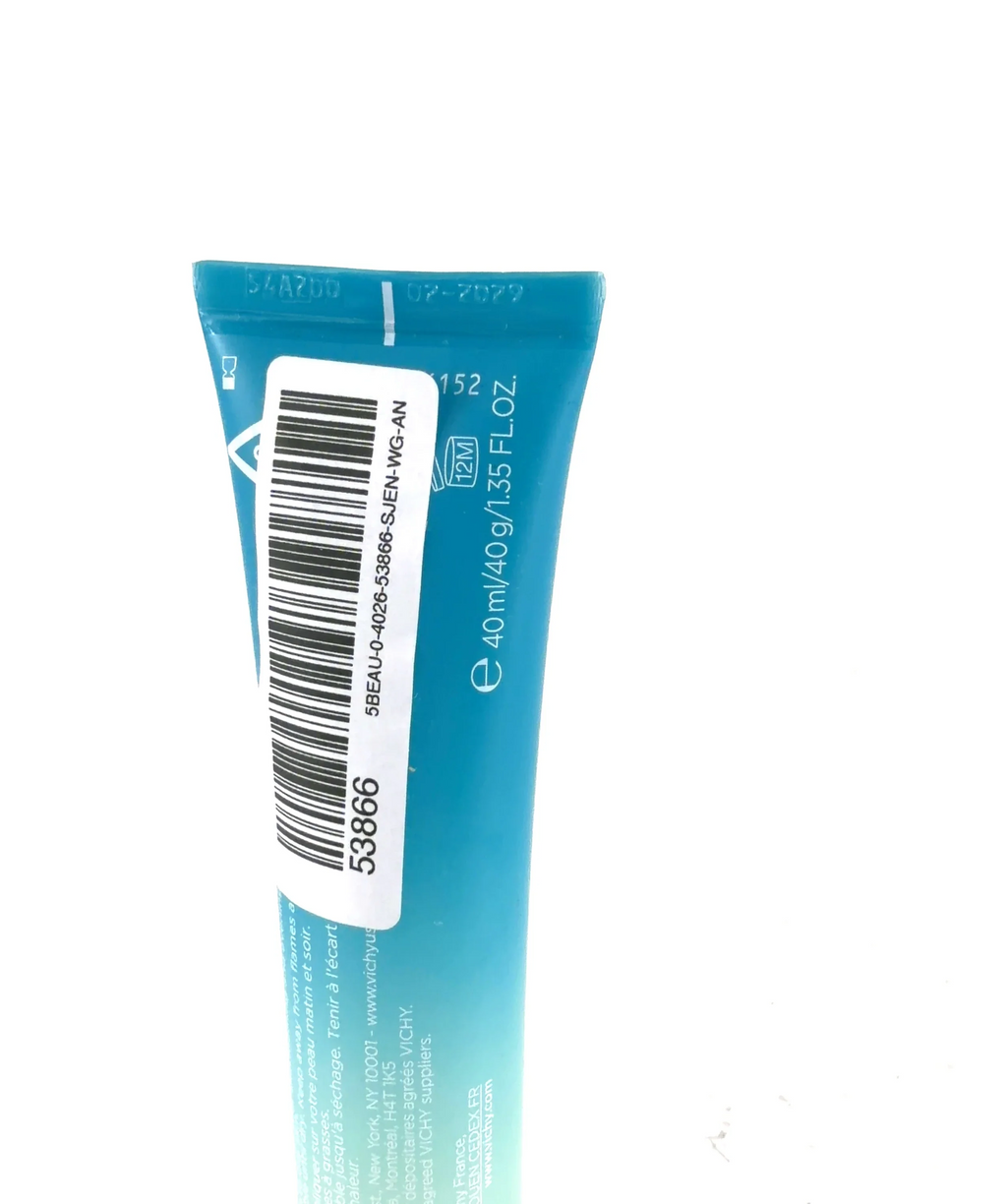 Vichy MINÉRAL 89, size 40ml — care label