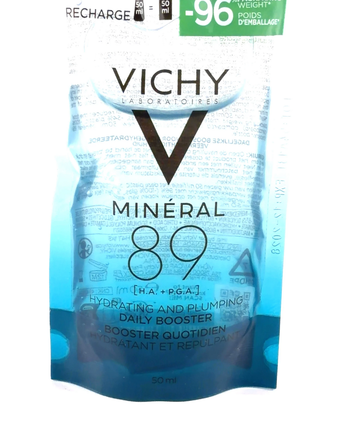 Vichy Shade, size 50ml — label