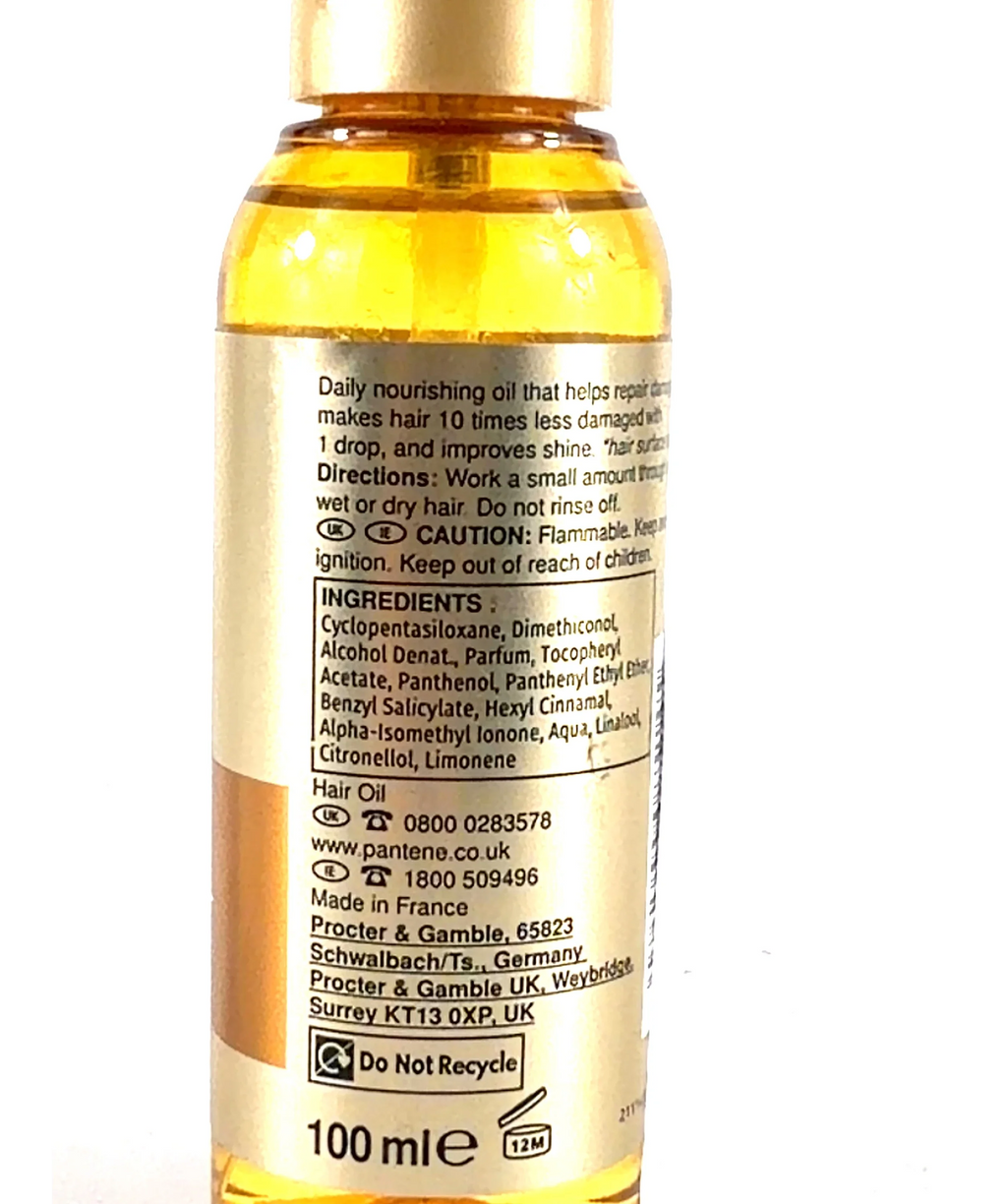 Pantene Pro-V Repair & Protect Keratin Protect Oil, size 100ml — fabric detail