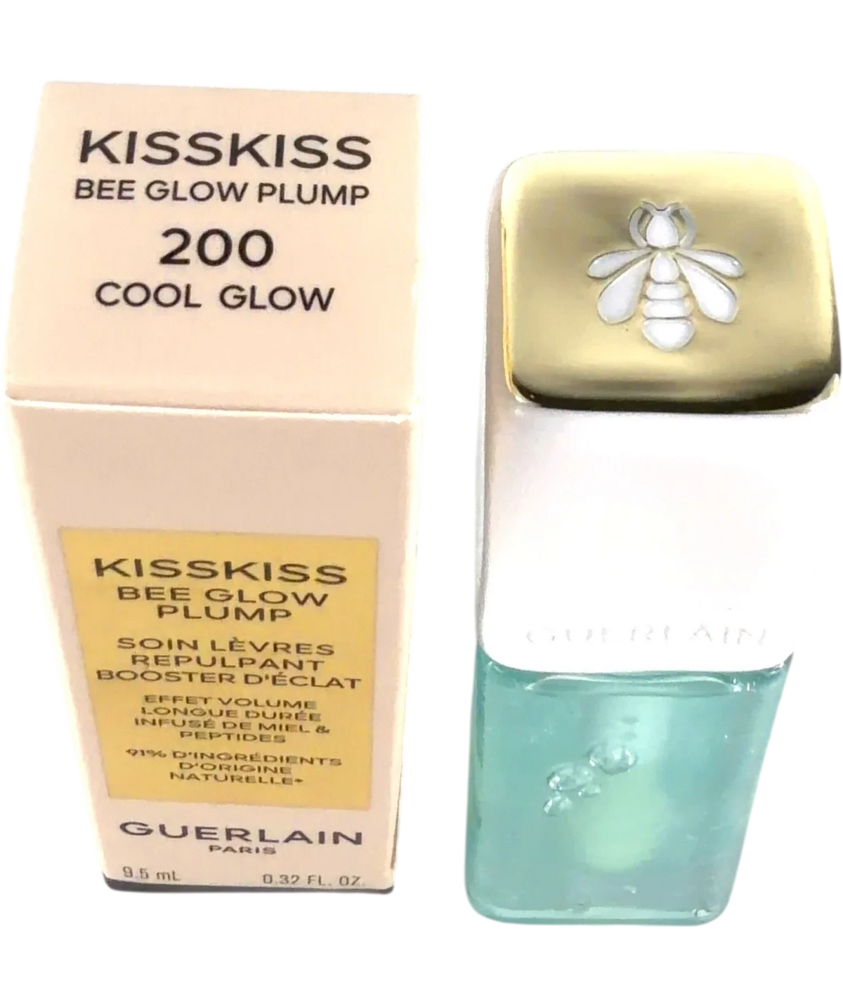 Guerlain 200 Cool Glow KISSKISS BEE GLOW PLUMP, size 9.5ml — back