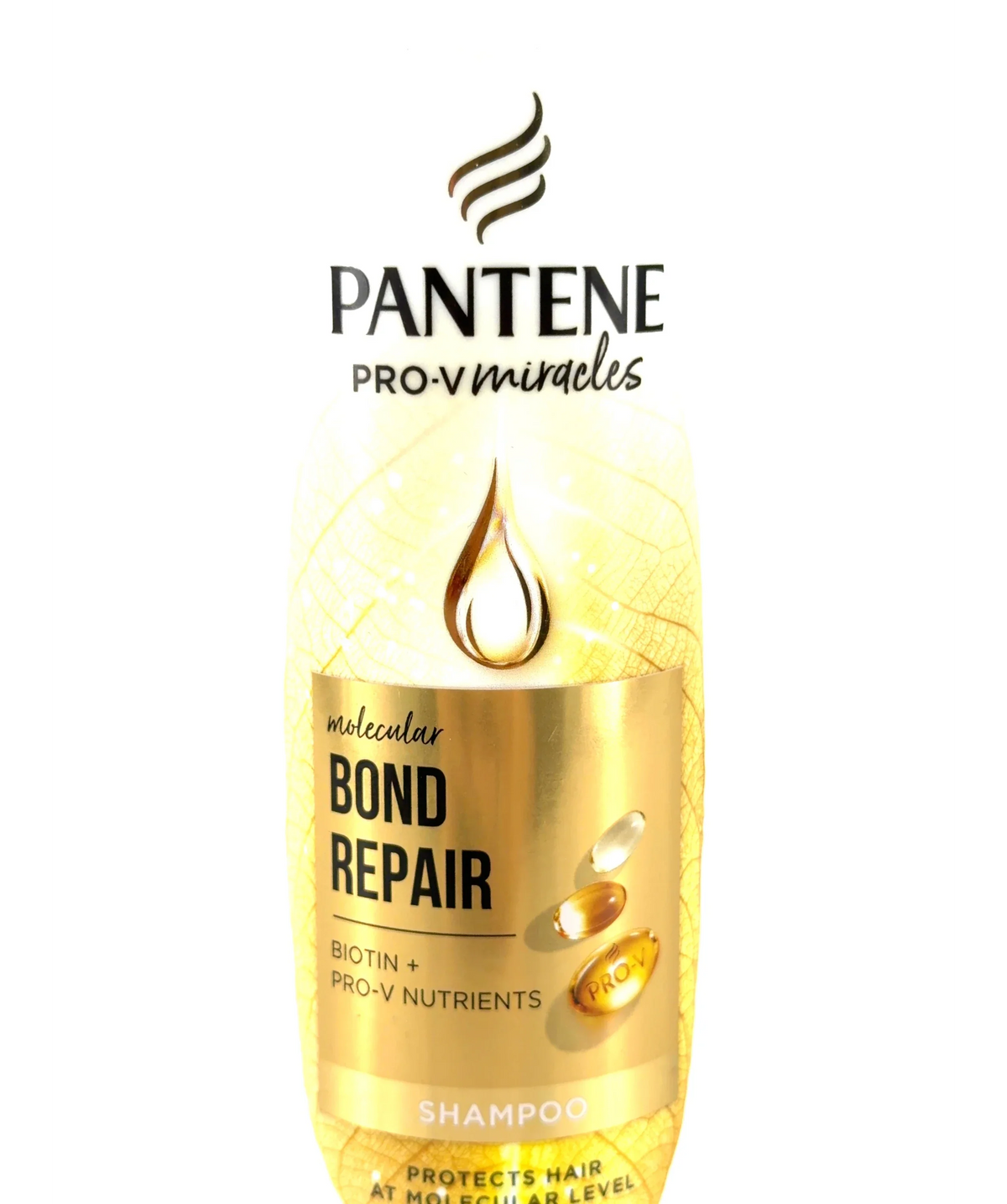 Pantene Pro-V Miracles Molecular Bond Repair Shampoo, size 250ml — label