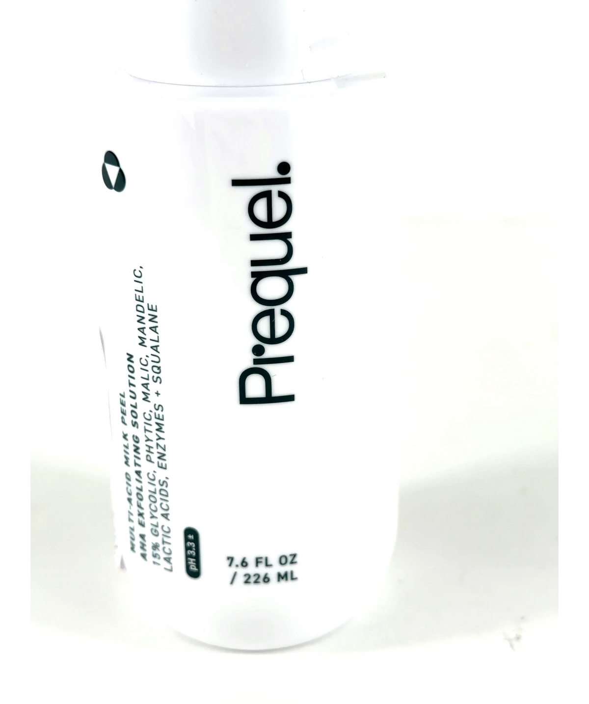 Prequel Multi-Acid Milk Peel, size 226ml — label