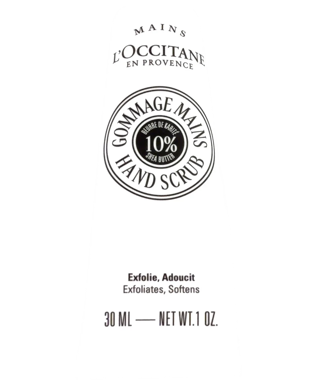 Loccitane Shea (Karité) Hand Scrub, size 30ml — front