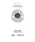 Loccitane Shea (Karité) Hand Scrub, size 30ml — front