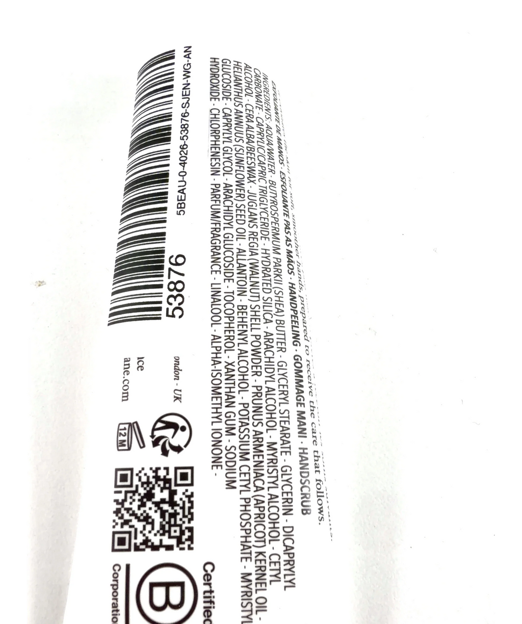 Loccitane Shea (Karité) Hand Scrub, size 30ml — fabric detail