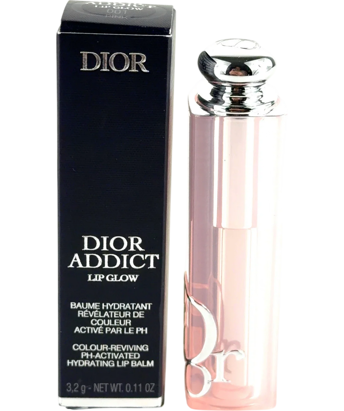 Dior 001 Pink ADDICT LIP GLOW, size 3.2g — front
