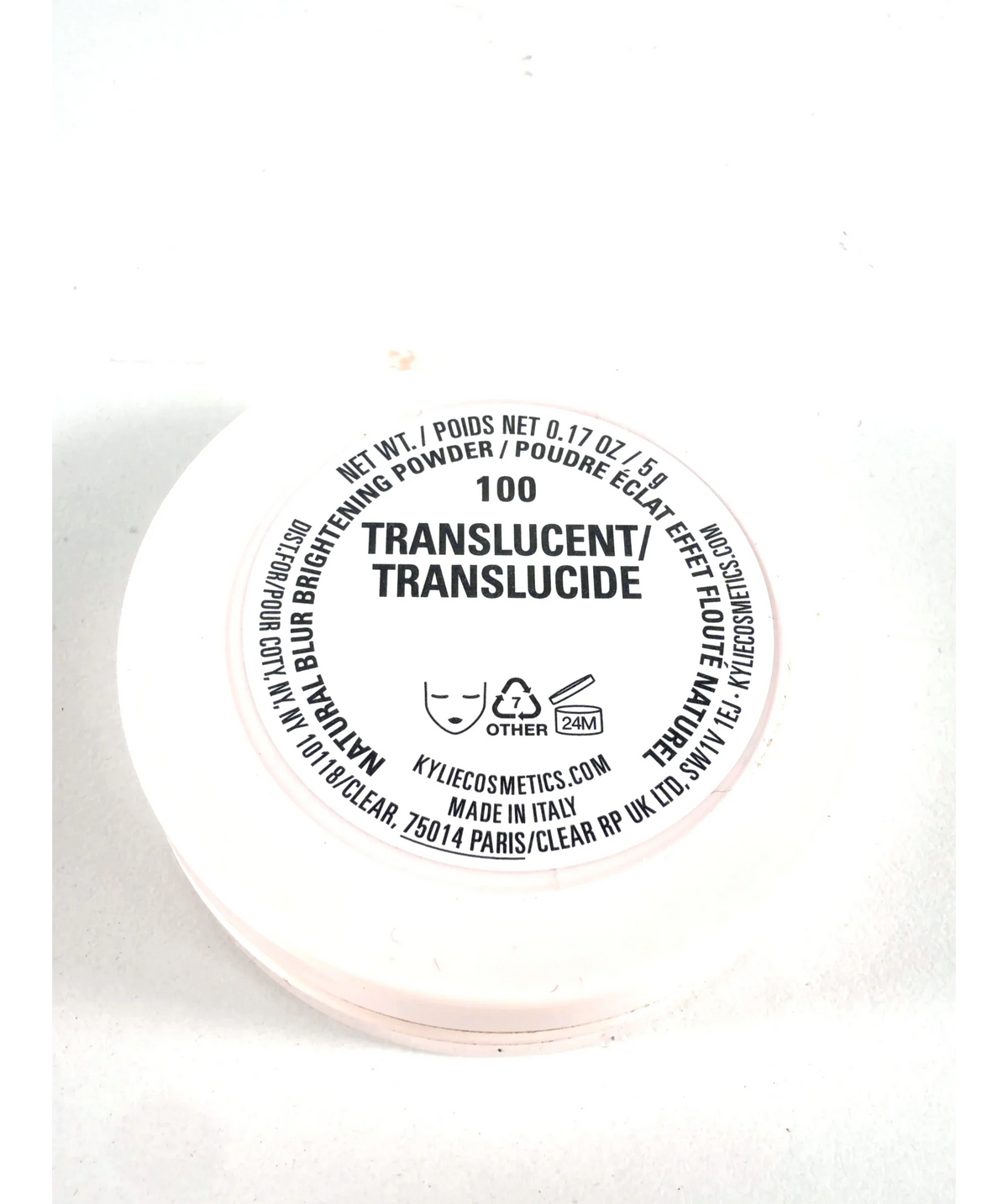 Kylie Cosmetics 100 Translucent TRANSLUCENT/TRANSLUCIDE, size 5g — detail