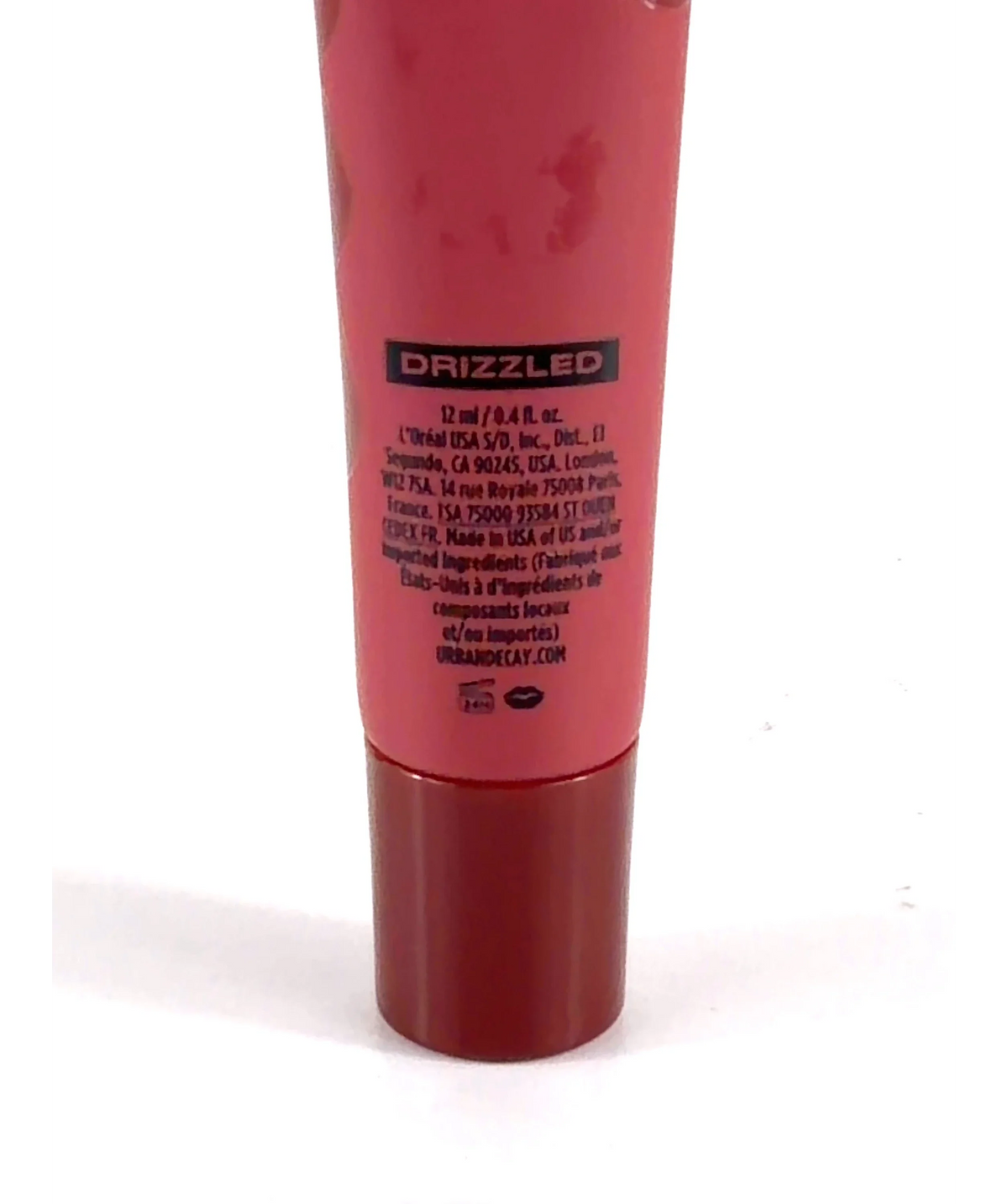 Urban Decay DRIZZLED Lip Toy, size 12ml — care label