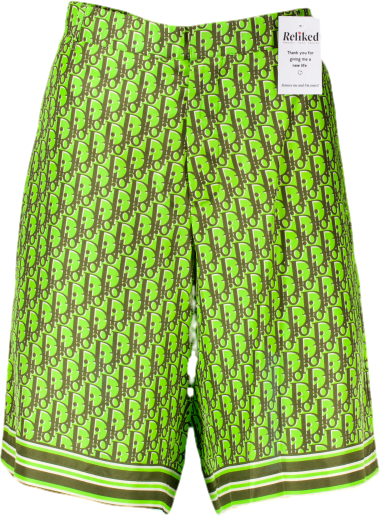 Dior X Cactus Jack Oblique Pixel Bermuda Shorts W30