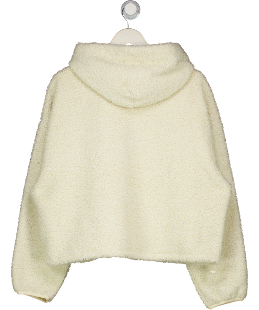 RESERVED Cream Apres Ski Borg Hoodie UK L