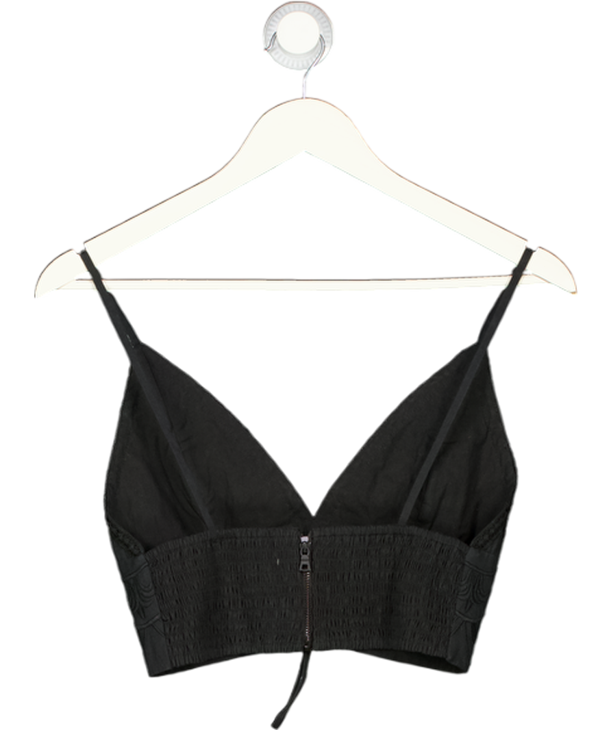 ALICE + OLIVIA Black Lace Bra Top UK XS