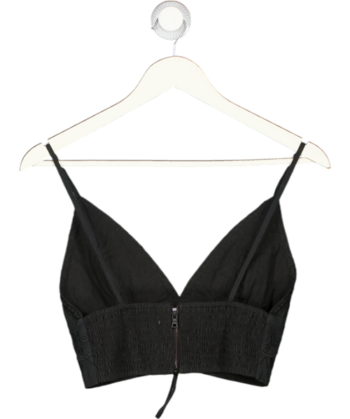 ALICE + OLIVIA Black Lace Bra Top UK XS