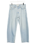 Abercrombie & Fitch Blue Mid Rise Barrel Jeans - Short W26