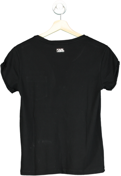 Karl Lagerfeld Black T-Shirt XS