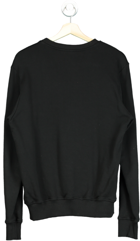 Billionaire Black Crew Neck Sweatshirt UK S