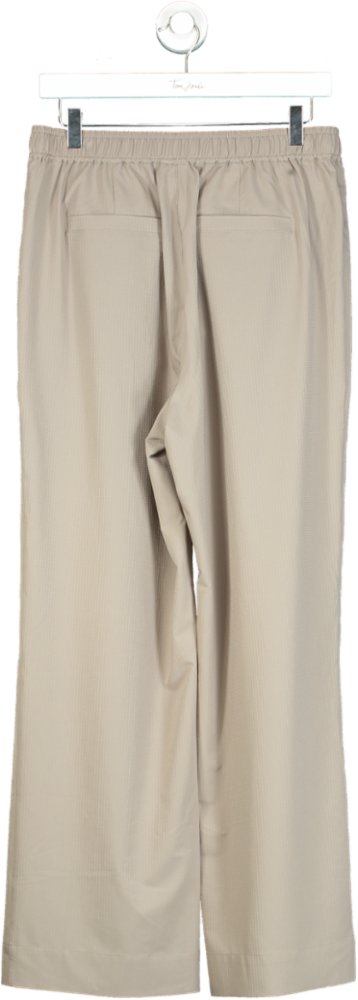 Varley Beige Tacoma Straight Pleat Pant 28" UK M