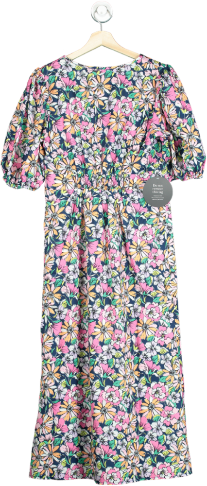 Little Mistress Multicoloured Vogue Williams Tie Front Floral Midaxi Dress UK 18
