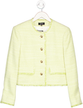 ME+EM Yellow Tweed Mid Length Jacket UK 12
