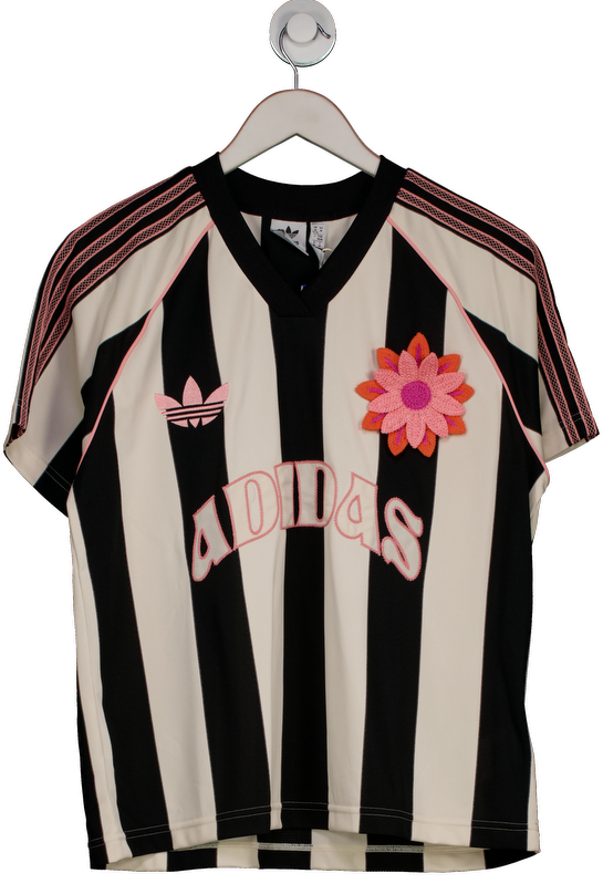 Adidas Black / Cream Originals Summer Glow Jersey UK M
