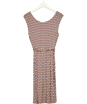 Boden Esmeralda Geometric Dress UK 12 Petite