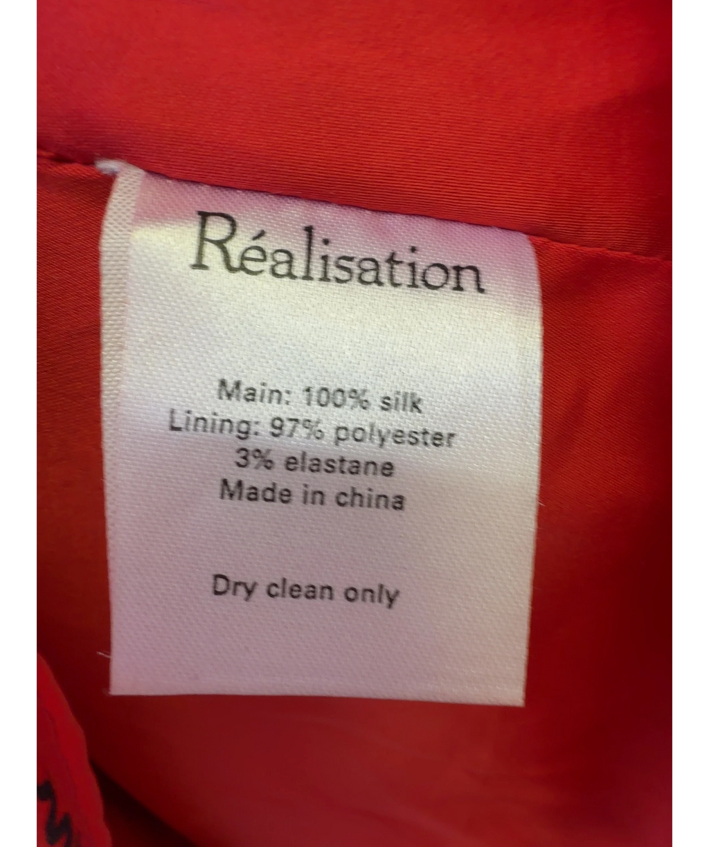 Réalisation Red The Venus, size UK XS — label